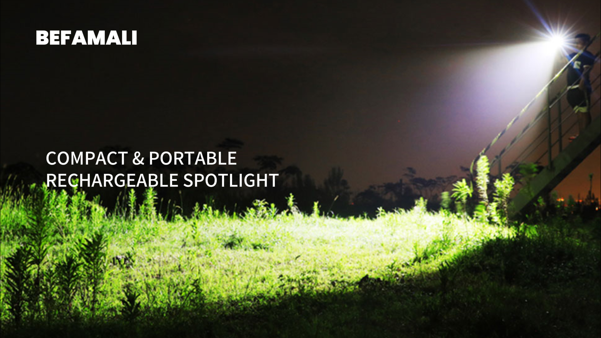 Amazon.com: BEFAMALI Rechargeable Spotlight Flashlight 2000000